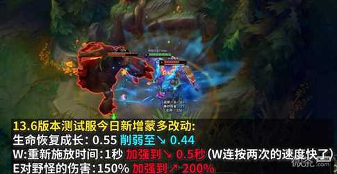 《英雄联盟》PBE13.6版本蒙多加强详情