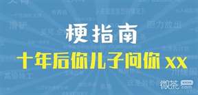 十年后你儿子问你xx是什么梗详情