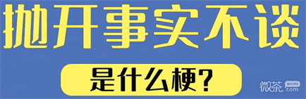 抛开事实不谈是什么梗详情